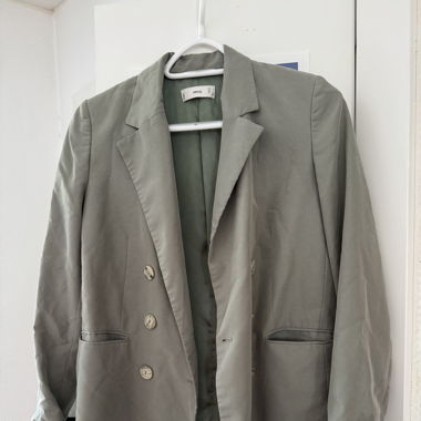 Blazer soie Mango