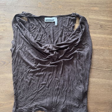 Débardeur marron Weekday