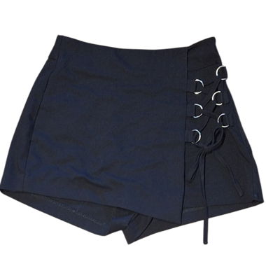 Short gonnellino nero