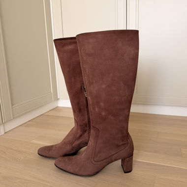 Bottes en cuir marron Bogner, taille 39
