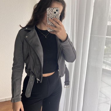 Lederjacke