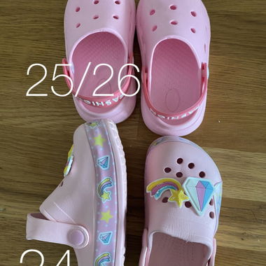 Ciabatte bambina 24/25 simili alle crocs