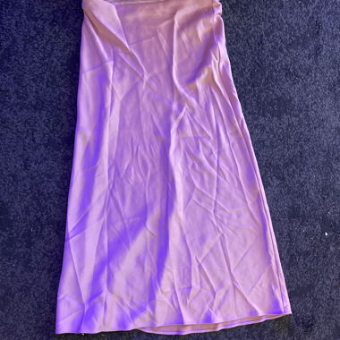 Gonna maxi in raso Zara