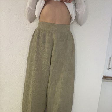 stoffhosen pull&bear khaki gr xs