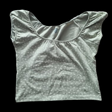 Sage green top