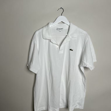 Polo Lacoste blanc