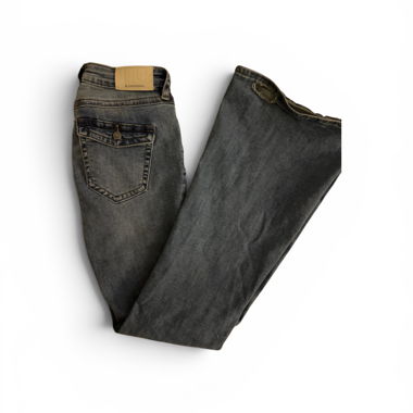 Blaue Wide Leg Jeans