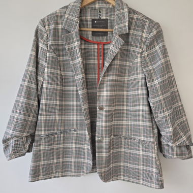 Plaid Blazer Street One
