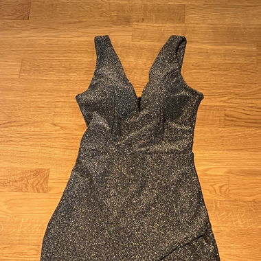 Kleid silber glitzer 