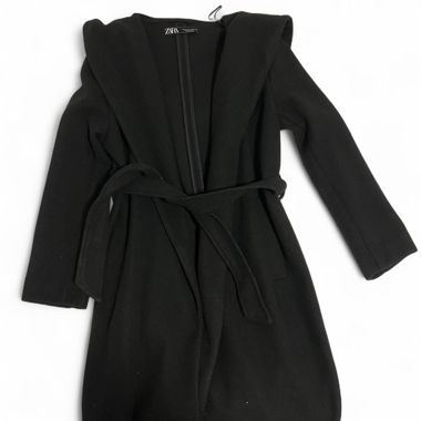 zara black coat
