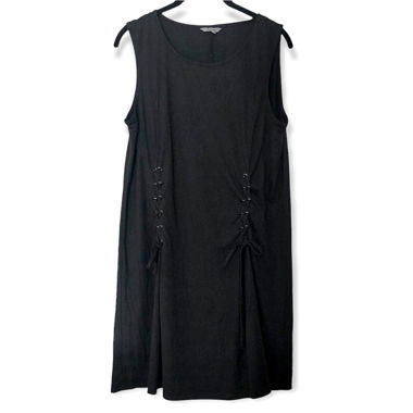 Black Dress with Lace Detail