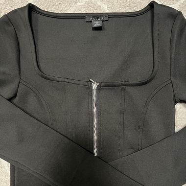 Langarm croptop
