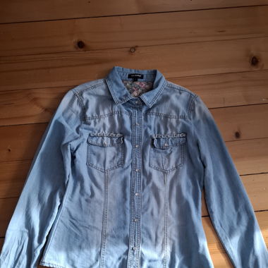 Jeansbluse