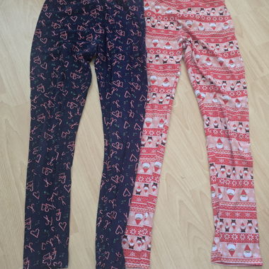 Confezione da 2 leggings natalizi Chicorée