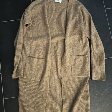 Cardigan lungo marrone XS