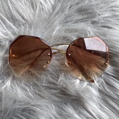 Oversize Sonnenbrille Boho Hippie 