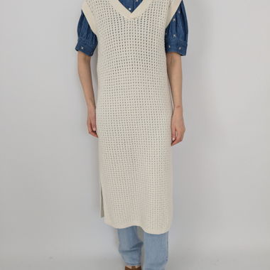 Vestito a maglia tipo gilet ICHI S
