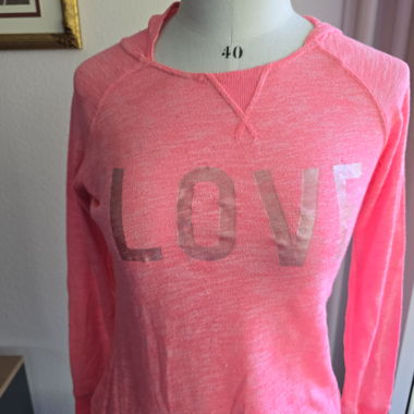 Pink Hoodie Sweater