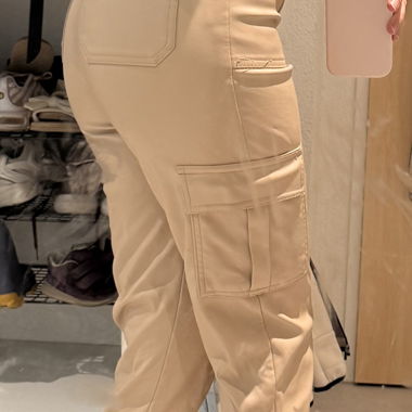 Pantaloni cargo beige