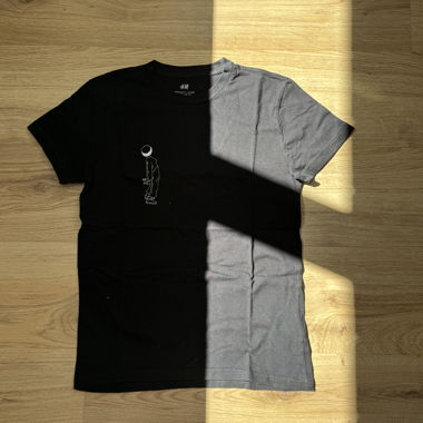 H&M T-Shirt schwarz