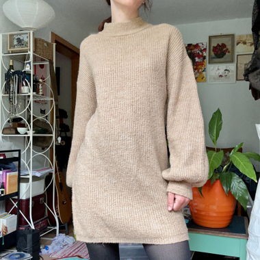 Beige Knit Sweater