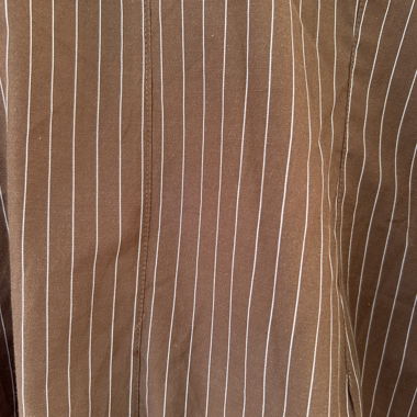 Camicia a righe marrone