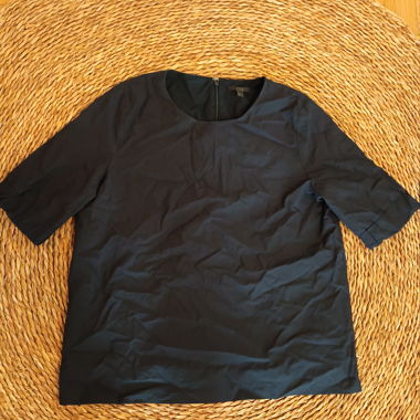 COS Double Layer dark blue T-Shirt