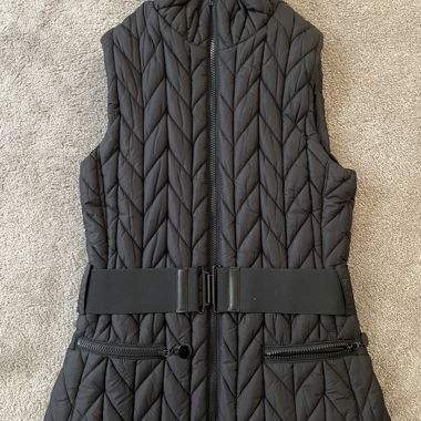 Gilet imbottito trapuntato nero
