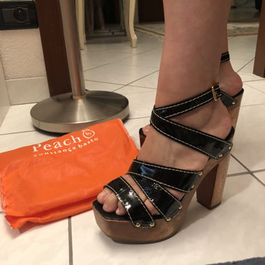 Mules mit Absatz