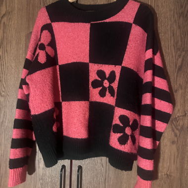 Maglione a quadri