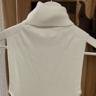 Aritzia Wilfred Rollkragenkleid Weiss Gr. XS