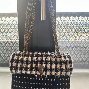 Kurt Geiger Standard Tweed Kensington Bag