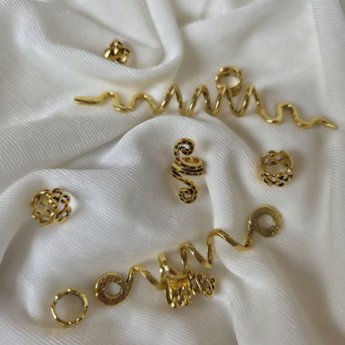 Gold hair assecoires 