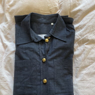 Blue long blouse 