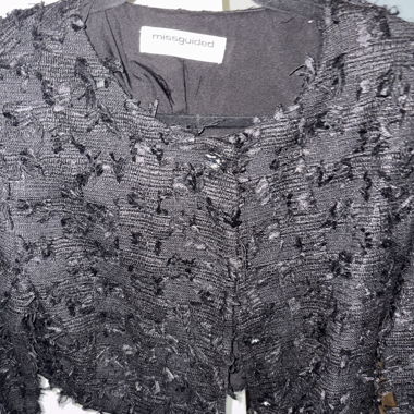 Missguided Spitzenjacke Schwarz