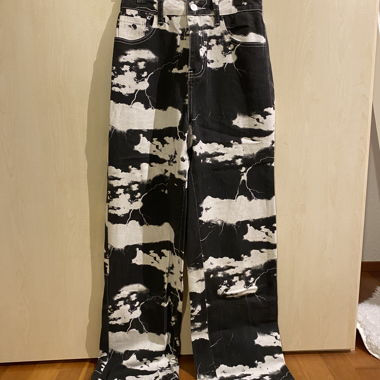 Allover-Muster Jeans