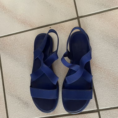 Sandales bleues