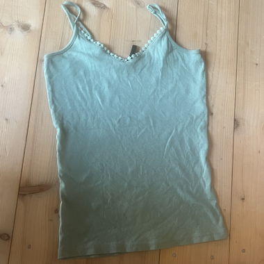Top verde-blu
