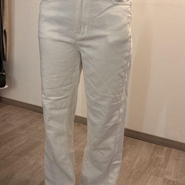 Pantalone bianco dritto da donna