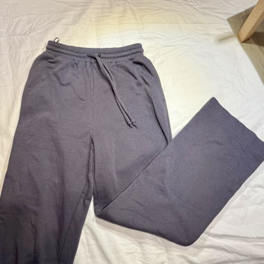 Grau/blaue Sweatpants mit Kordelzug