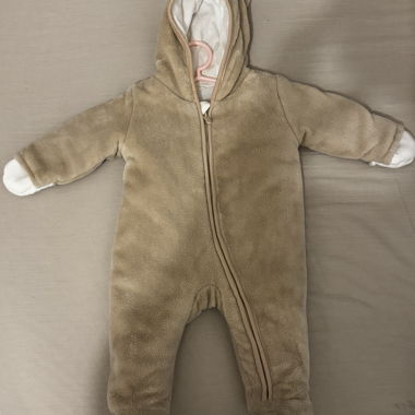 Combinaison bébé polaire à capuche - 3 mois 