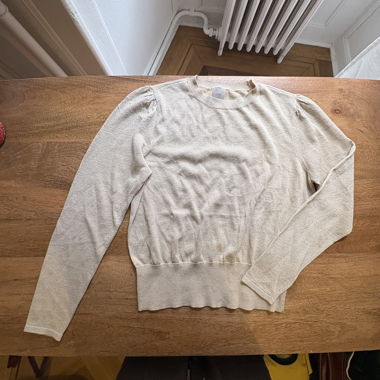 Gold sweater