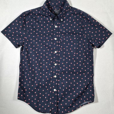 Abercrombie short-sleeve shirt with dots S