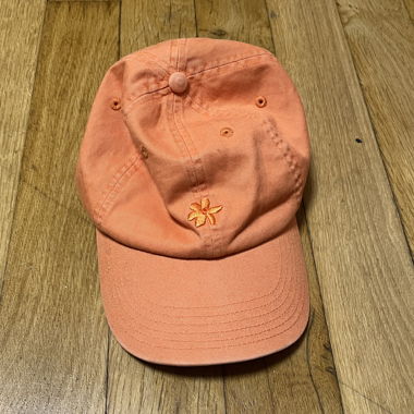 Casquette Flower Orange