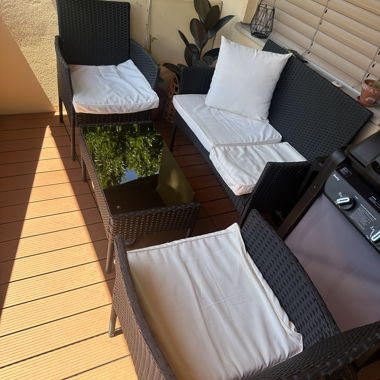 Set sedute da giardino con tavolo