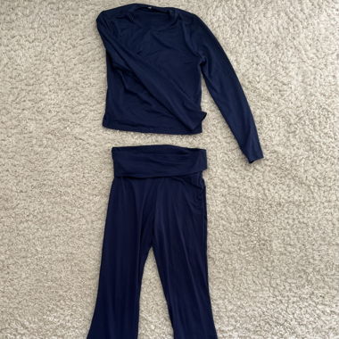 basic navy blue Zweiteiler