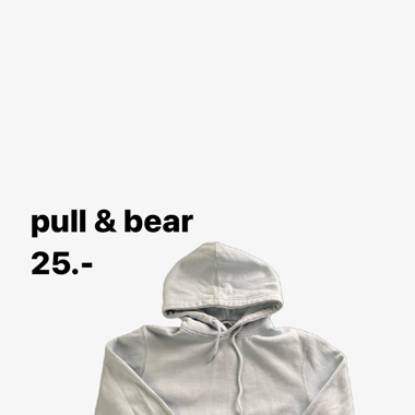 Pull & Bear Skyblue hoodie