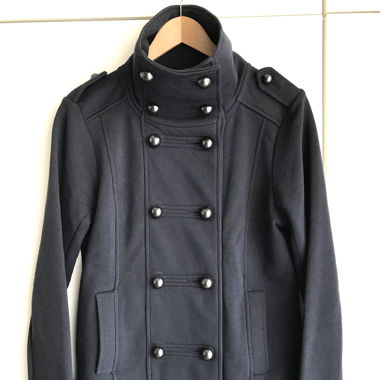 Marineblaue Esprit Colonel-Jacke