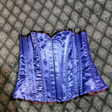 Corsetto blu reale