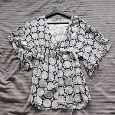 Bluse mit Muster
